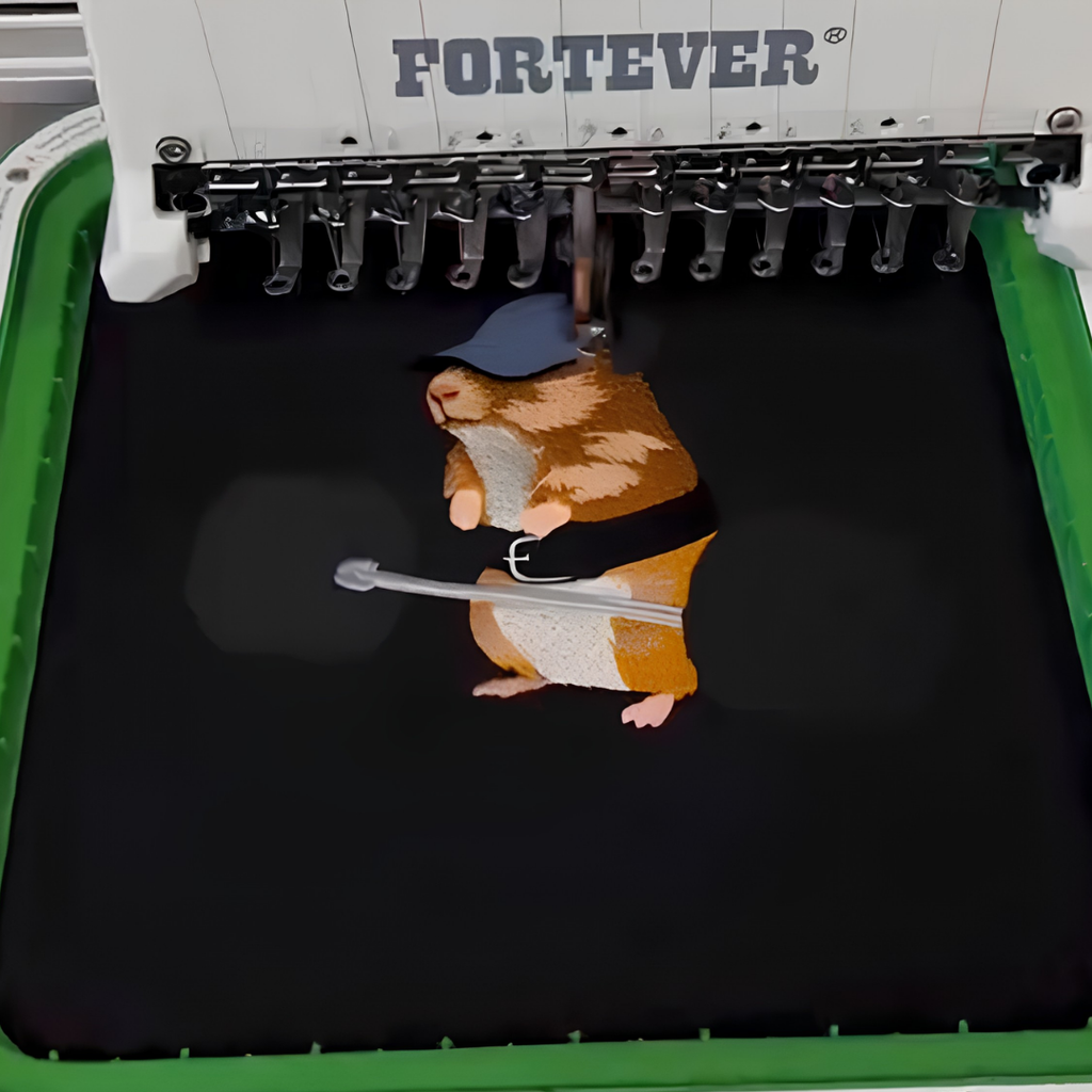 HAMSTER EL VERDADERO GYMRAT (BORDADA)