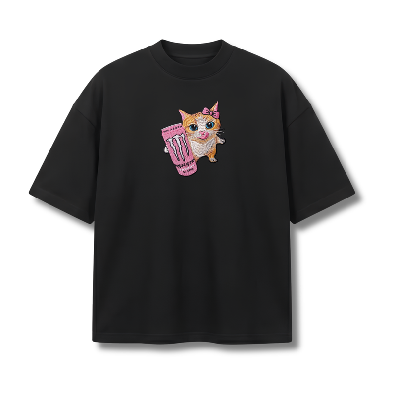GYMCAT-MONSTER PINK (BORDADA)