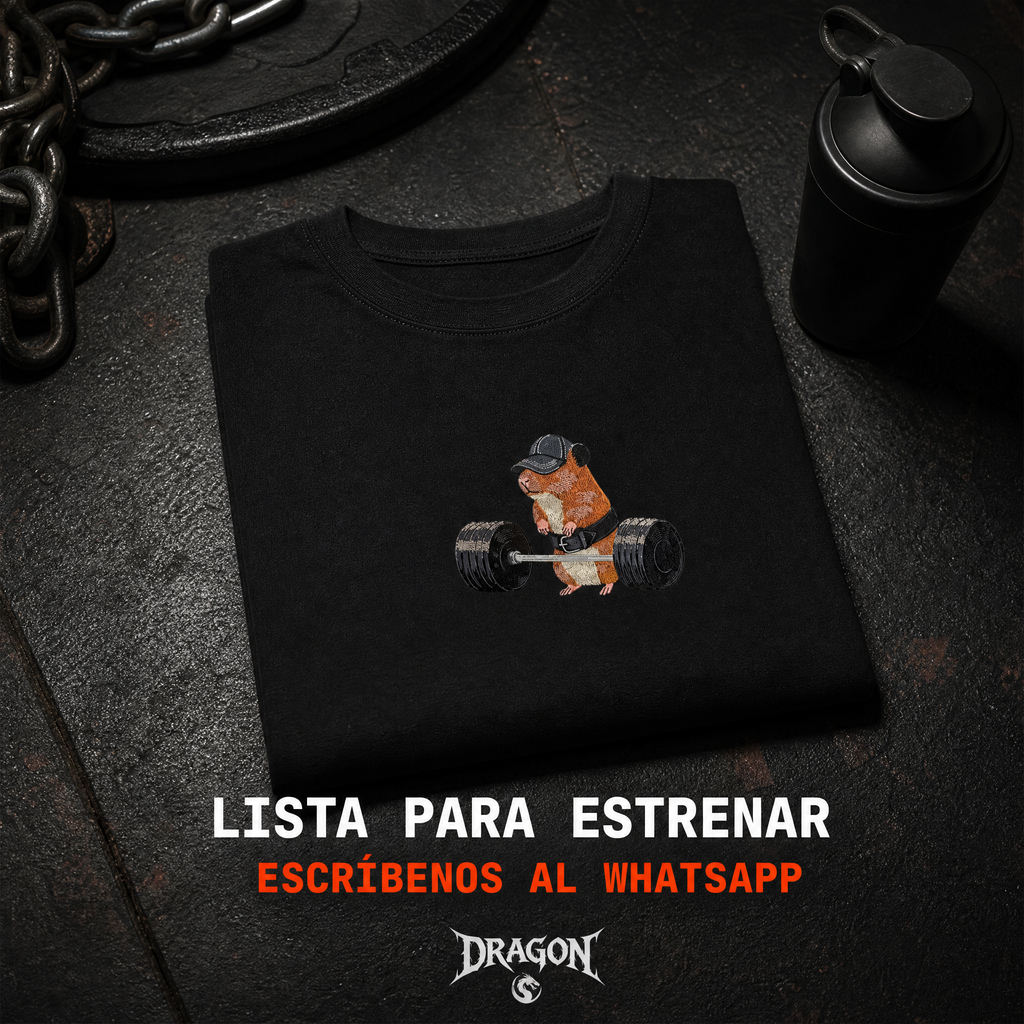 HAMSTER EL VERDADERO GYMRAT (BORDADA)
